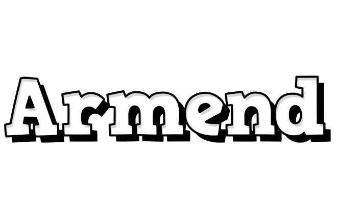 Armend snowing logo