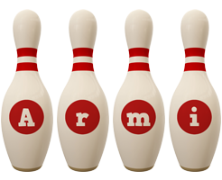 Armi bowling-pin logo