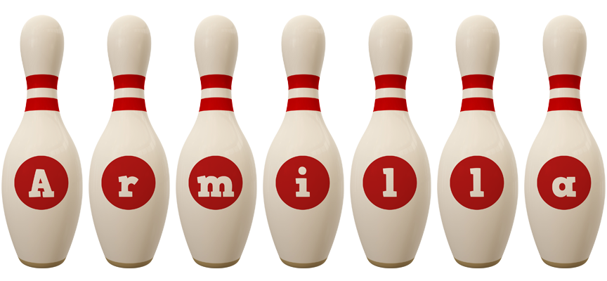 Armilla bowling-pin logo
