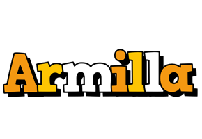 Armilla cartoon logo