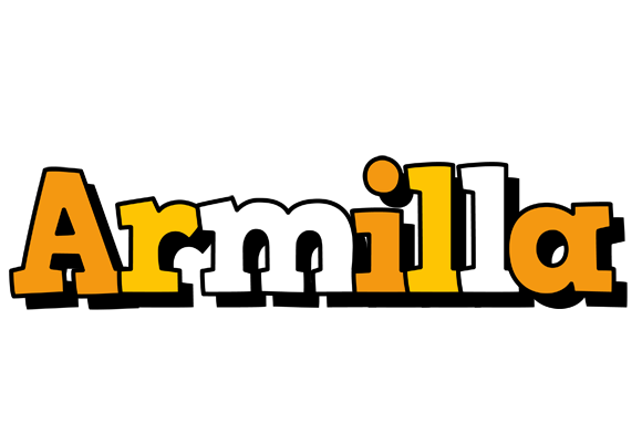 Armilla cartoon logo