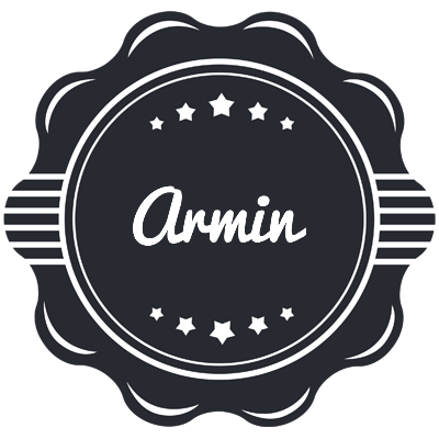 Armin badge logo