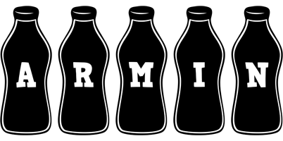 Armin bottle logo