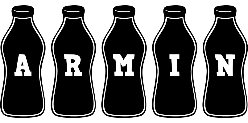 Armin bottle logo