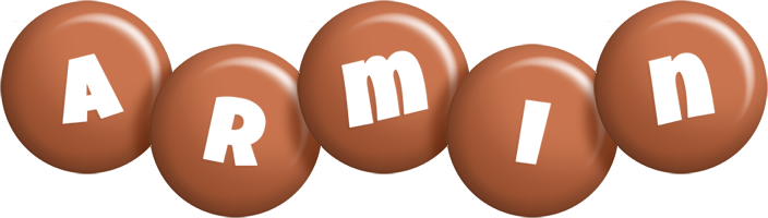 Armin candy-brown logo