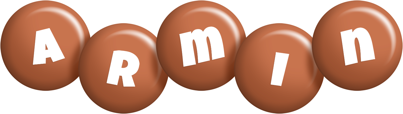 Armin candy-brown logo
