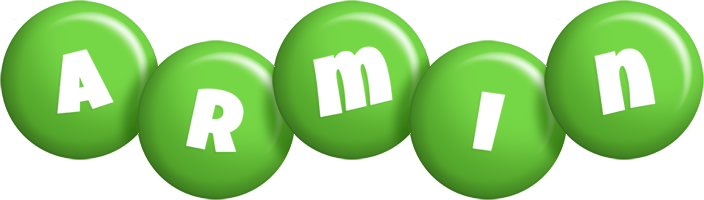 Armin candy-green logo