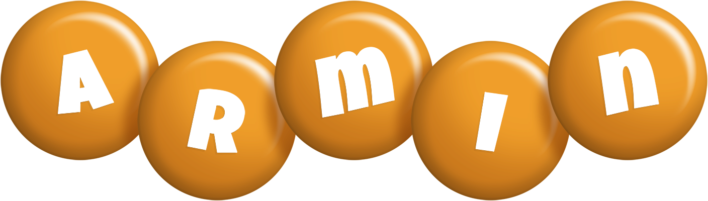 Armin candy-orange logo