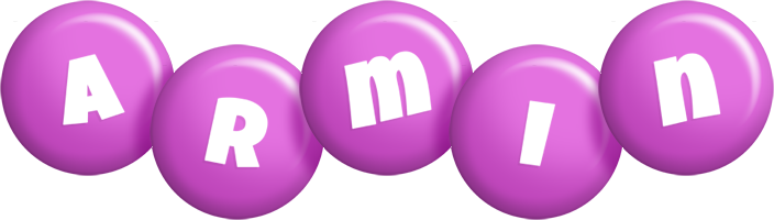 Armin candy-purple logo