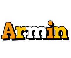 Armin cartoon logo