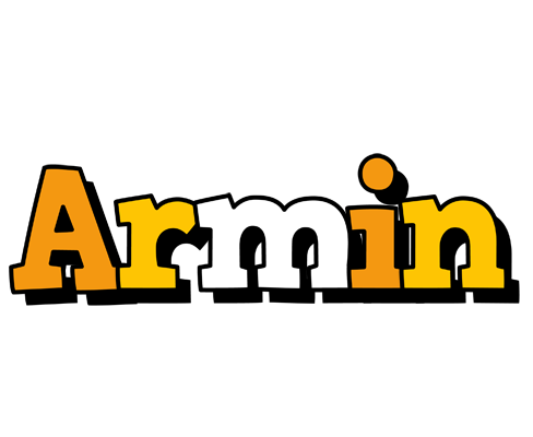 Armin cartoon logo