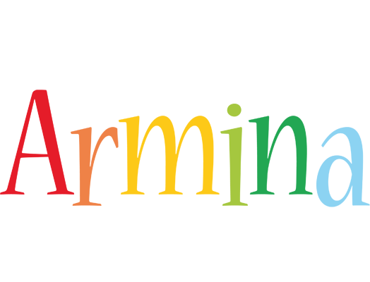 Armina birthday logo