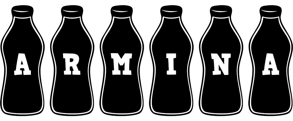 Armina bottle logo