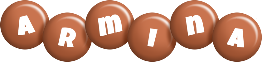 Armina candy-brown logo