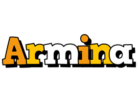 Armina cartoon logo