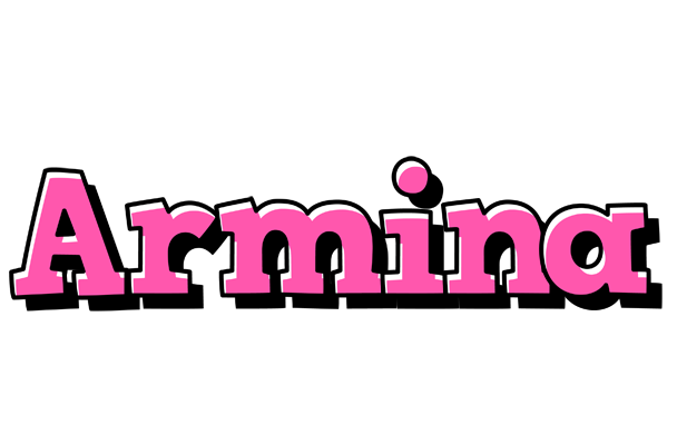 Armina girlish logo