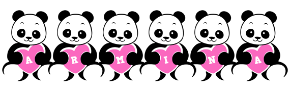 Armina love-panda logo