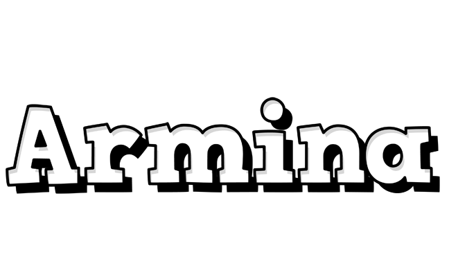 Armina snowing logo
