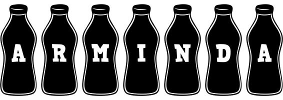 Arminda bottle logo