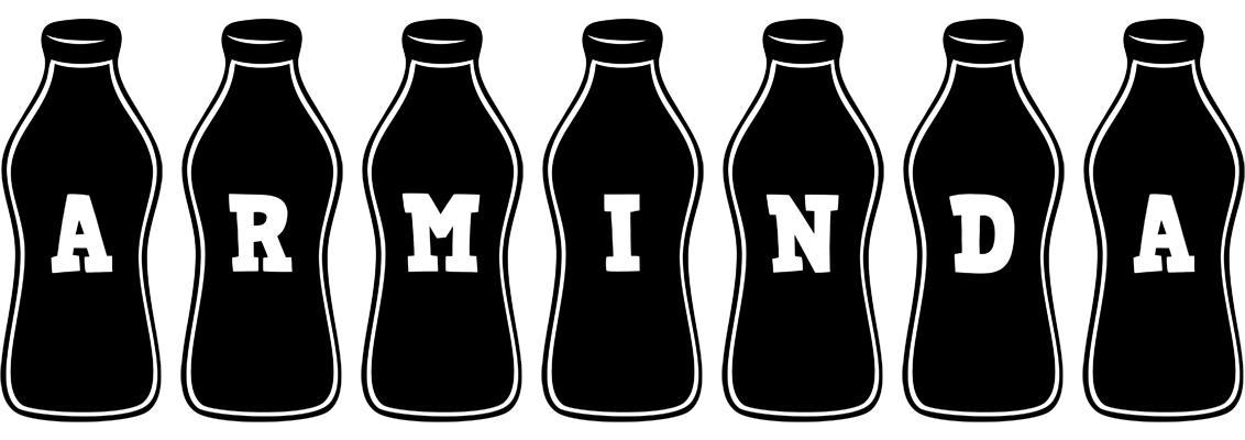 Arminda bottle logo