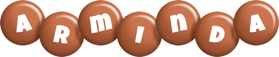 Arminda candy-brown logo