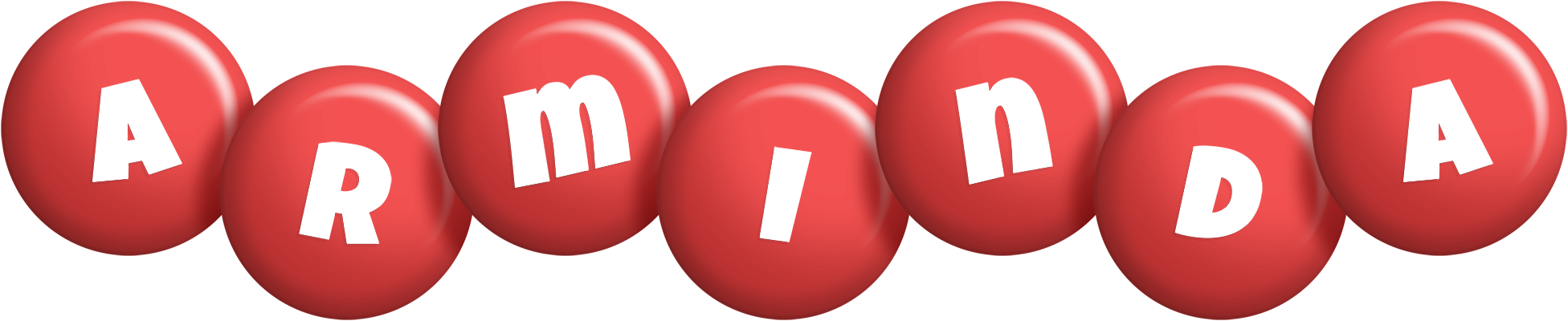 Arminda candy-red logo