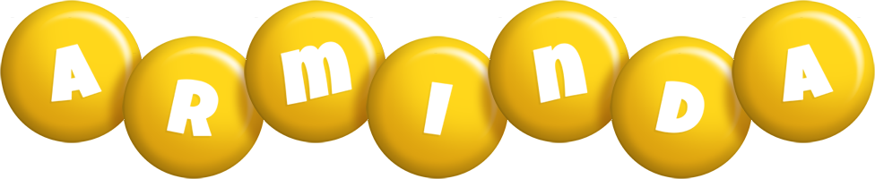 Arminda candy-yellow logo