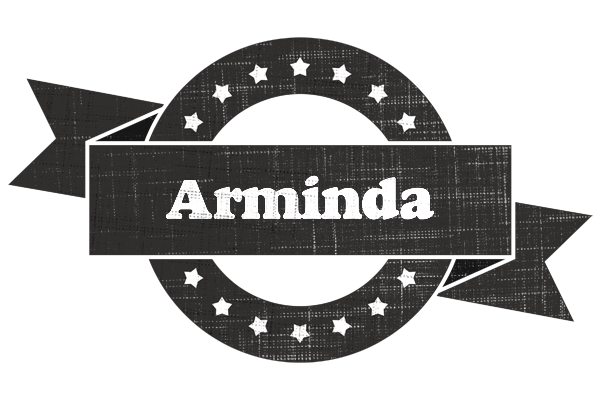 Arminda grunge logo