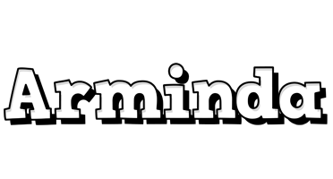 Arminda snowing logo