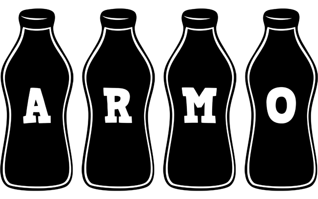 Armo bottle logo
