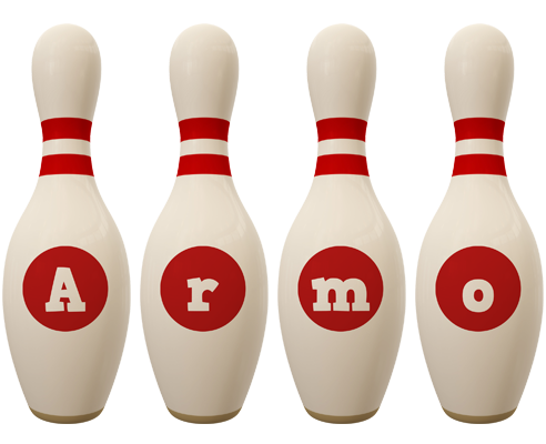 Armo bowling-pin logo