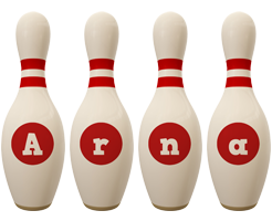 Arna bowling-pin logo