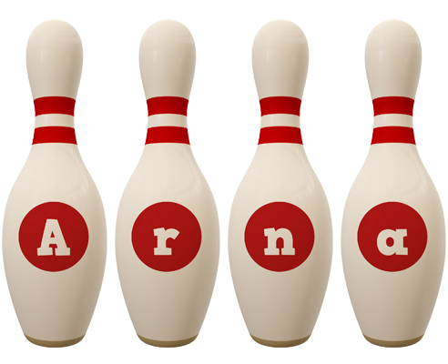 Arna bowling-pin logo
