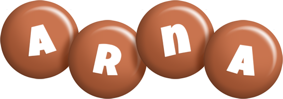 Arna candy-brown logo