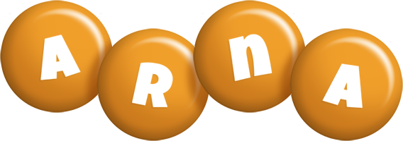 Arna candy-orange logo