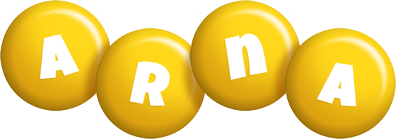 Arna candy-yellow logo