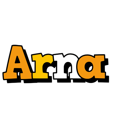 Arna cartoon logo
