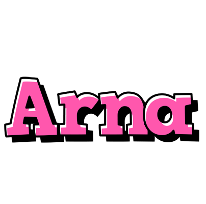 Arna girlish logo