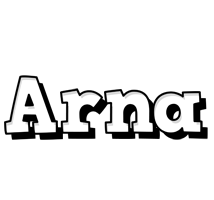 Arna snowing logo