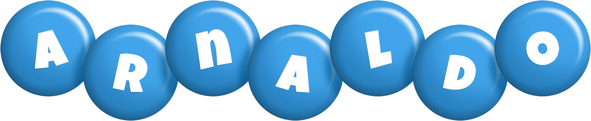 Arnaldo candy-blue logo