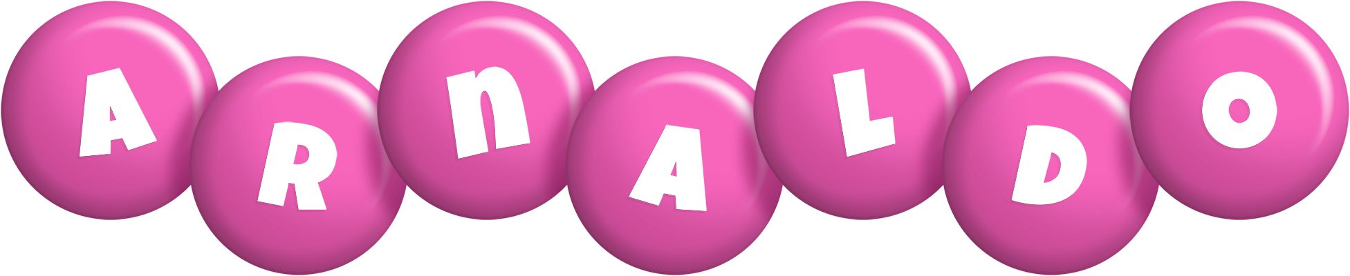 Arnaldo candy-pink logo