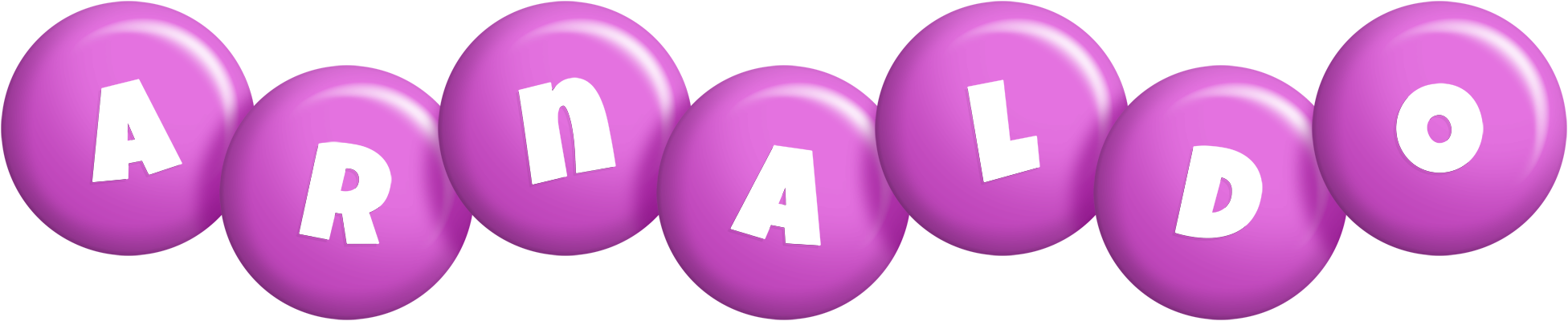 Arnaldo candy-purple logo