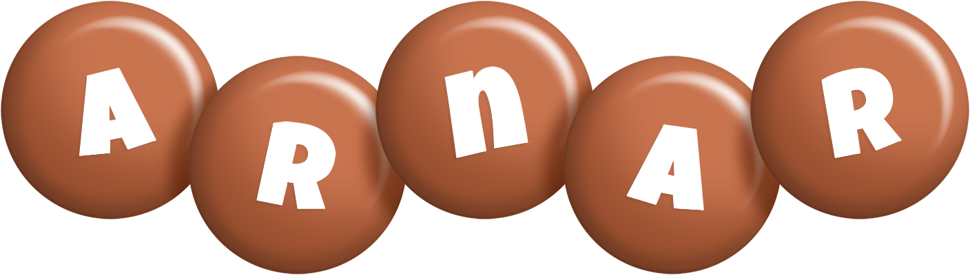 Arnar candy-brown logo