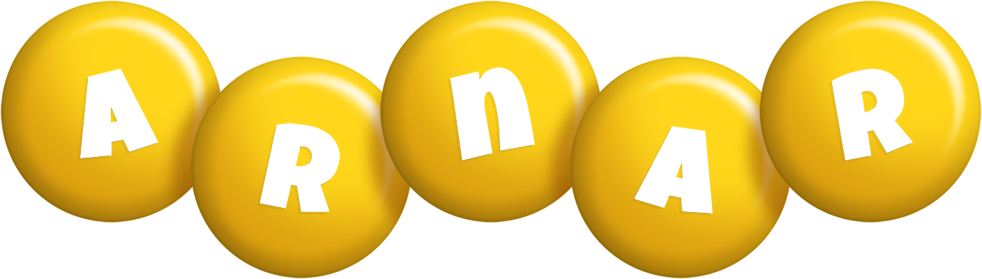 Arnar candy-yellow logo