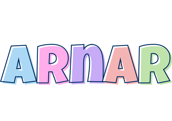 Arnar pastel logo