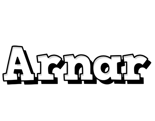 Arnar snowing logo