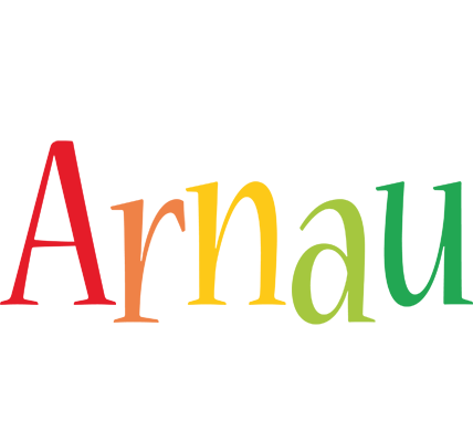 Arnau birthday logo