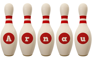 Arnau bowling-pin logo