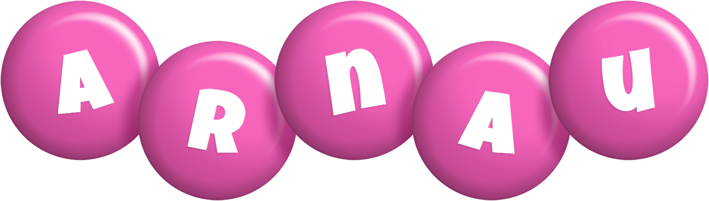 Arnau candy-pink logo