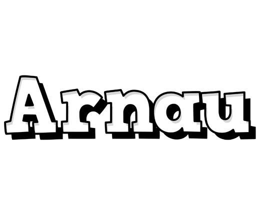 Arnau snowing logo